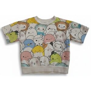 H&M Squishmallows Kids S/S Colorful Sweatshirt Size 6X